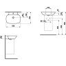 Раковина LAUFEN INO 56x45 8.1030.2.000.109.1